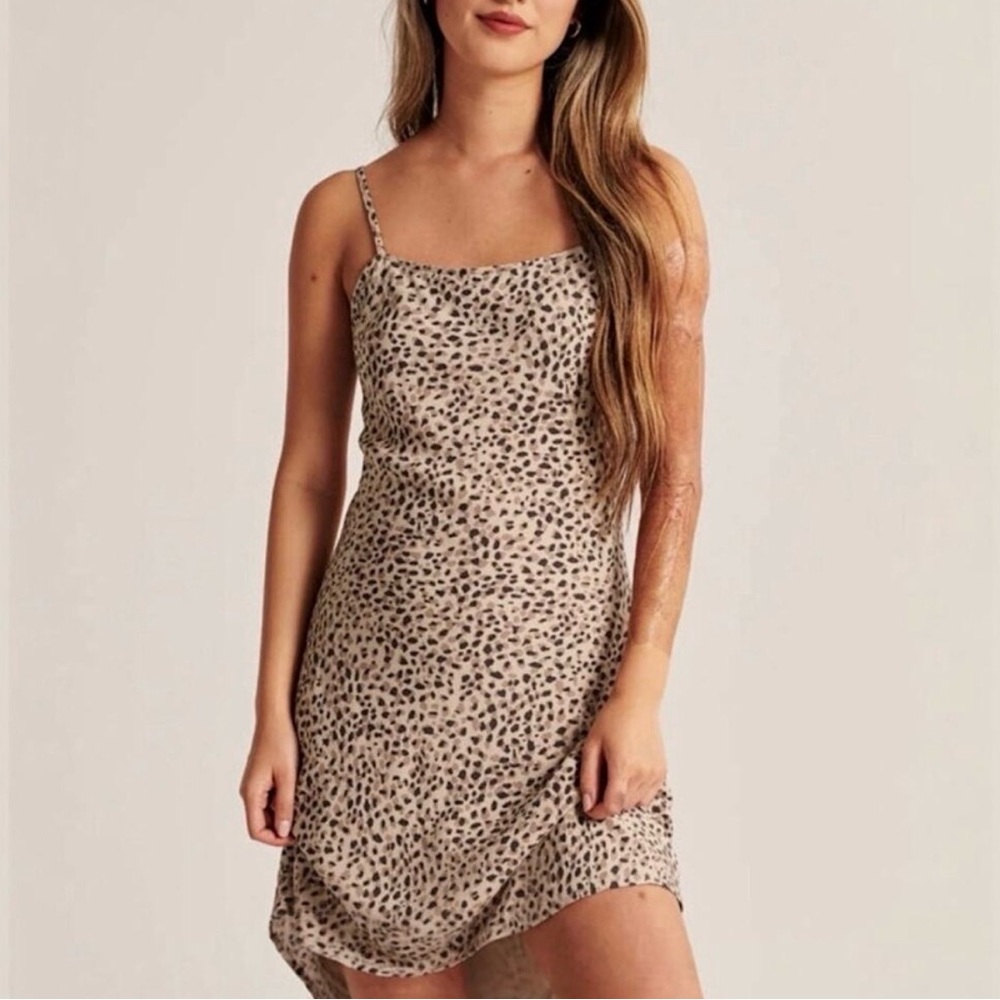 Abercrombie & Fitch Leopard Print Mini Dress